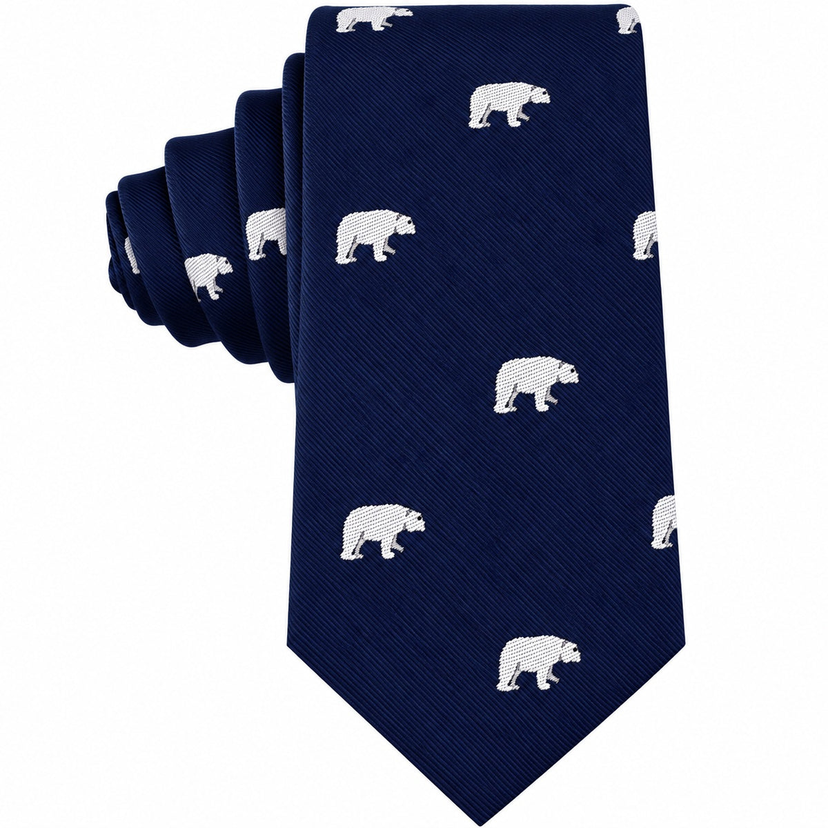Polar Bear Skinny Tie