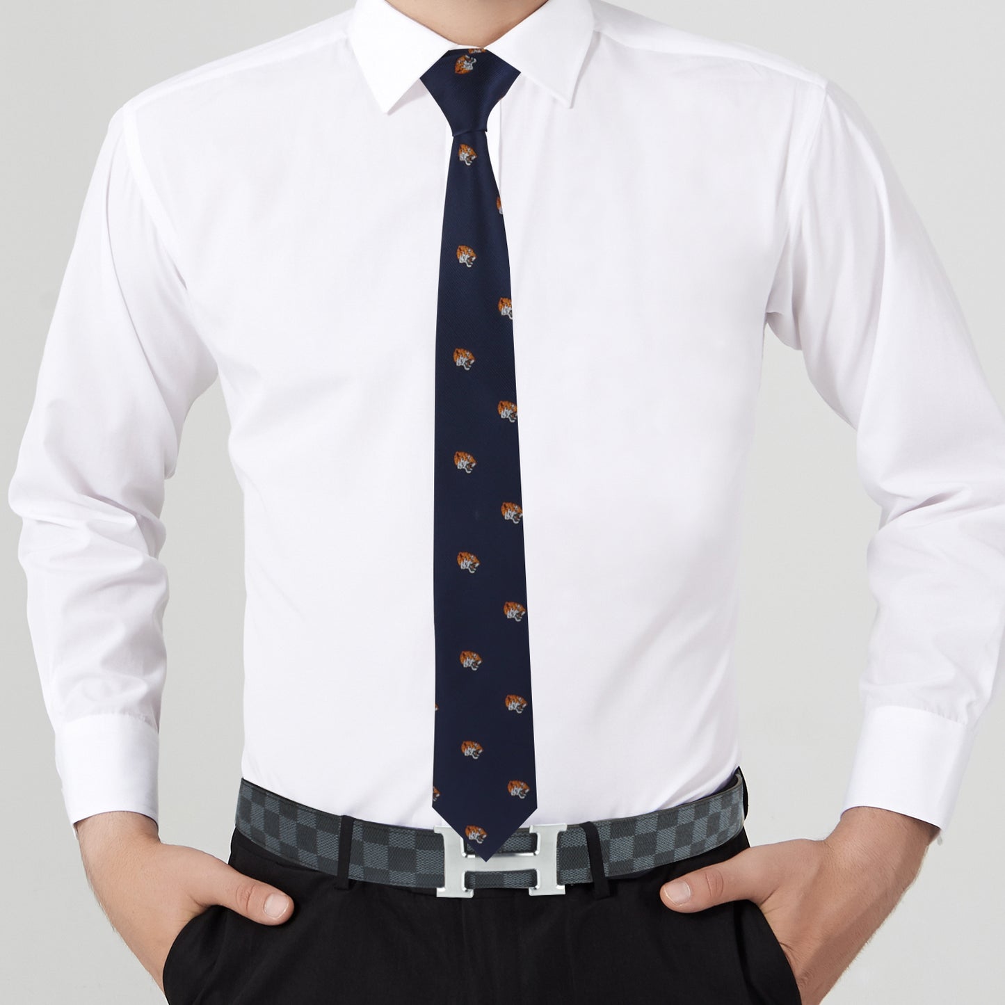 Tiger Skinny Tie