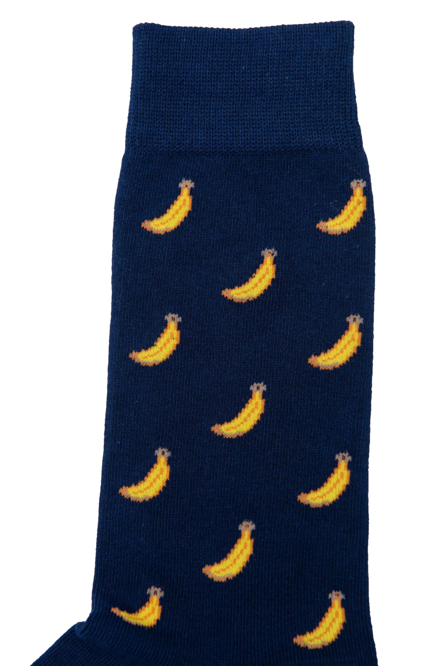A pair of Banana Socks adorned with vibrant bananas.
