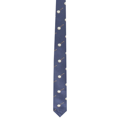 A Banjo Skinny Tie with golf balls on it.