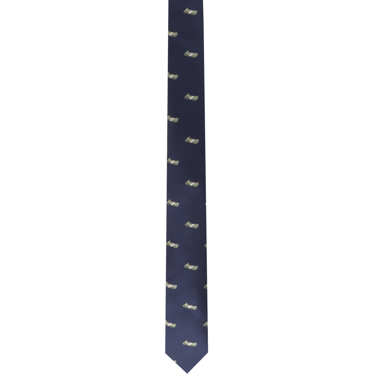 A Cash Skinny Tie with a dog on it.