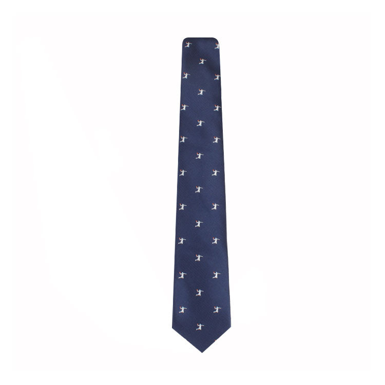 A dynamic style Basketball Dunk Skinny Tie with white stars on it.