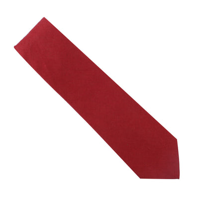 Dark Red Business Cotton Tie