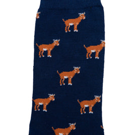 A pair of Goat Socks featuring adorable goats.