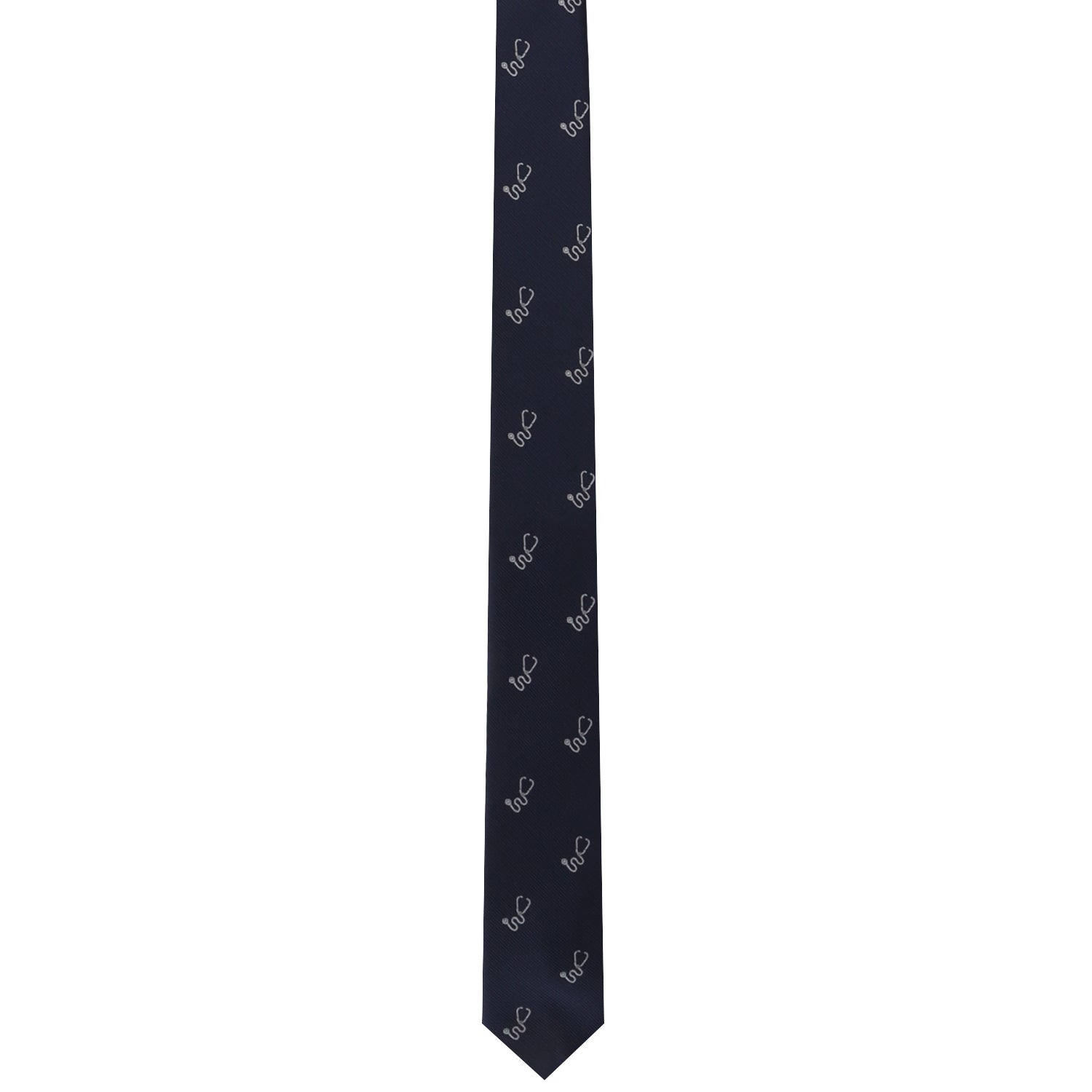 Wear an extraordinary Stethoscope Skinny Tie with an anchor on it.