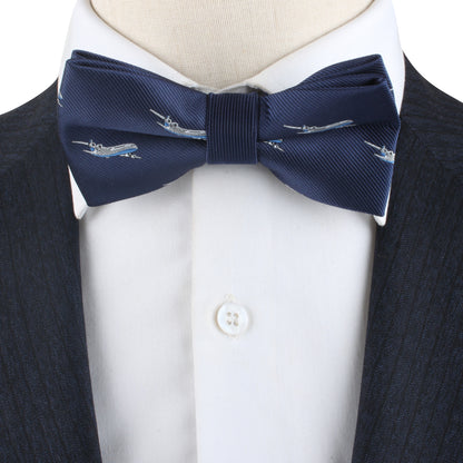 A mannequin wearing an Aeroplane Bow Tie.