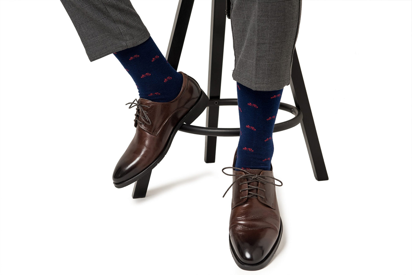 A person wearing Cyclist Bike Socks.