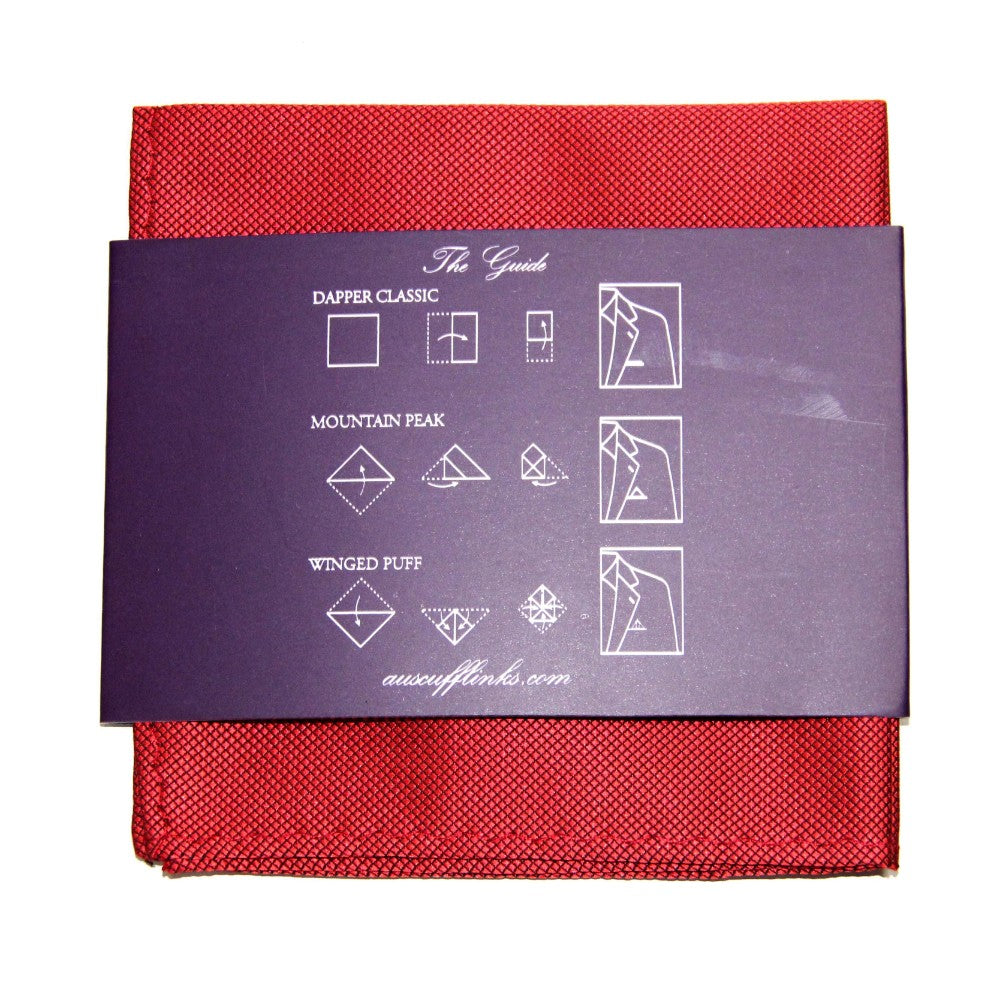 Red Pocket Square