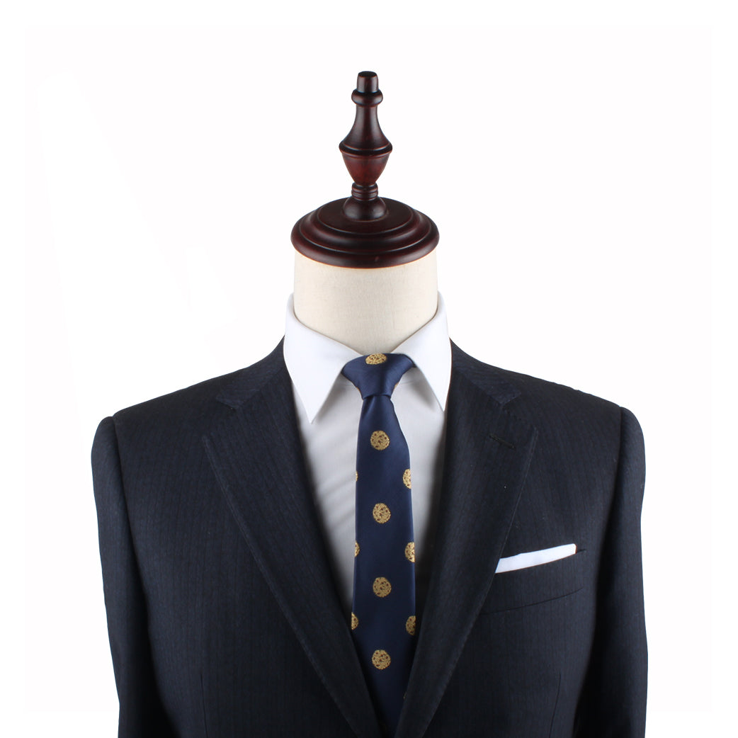 A mannequin showcasing timeless style in a Cookies Slim Tie.