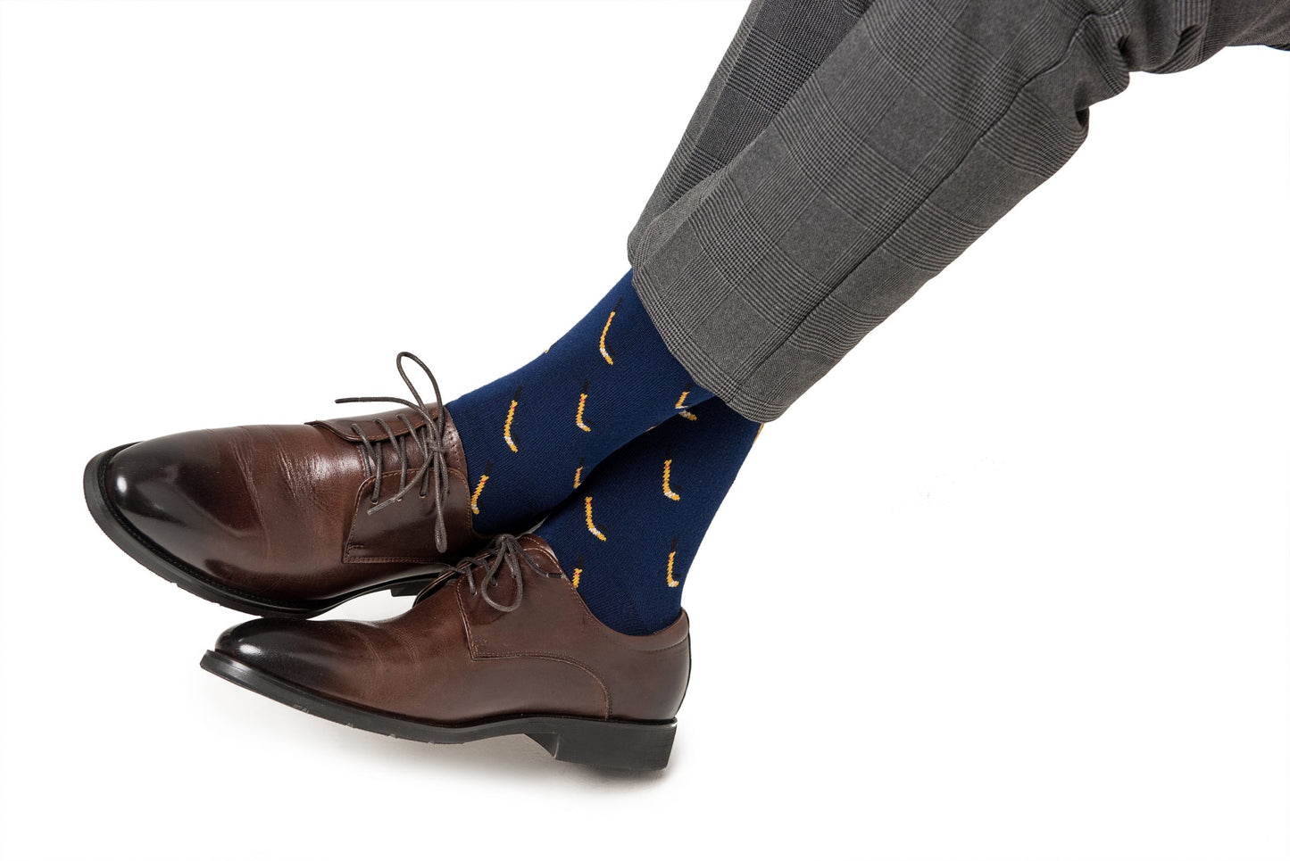 A man wearing a pair of Ice Hockey Socks.