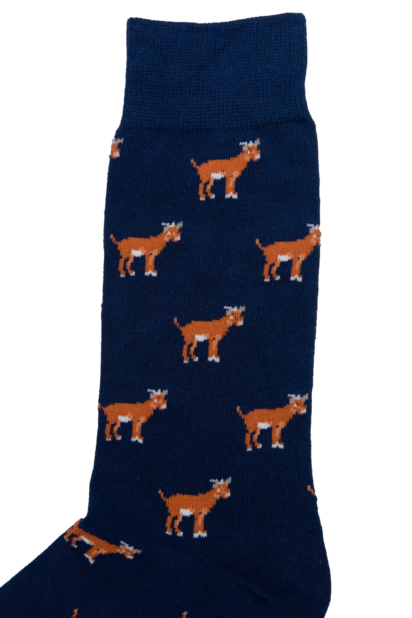 A pair of Goat Socks featuring adorable goats.