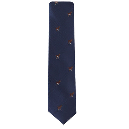 A distinctive Billy Goat Skinny tie with a horse motif.