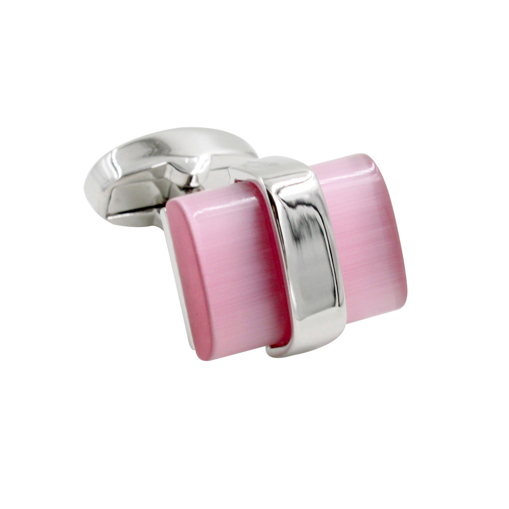 Iced Pink Cufflinks