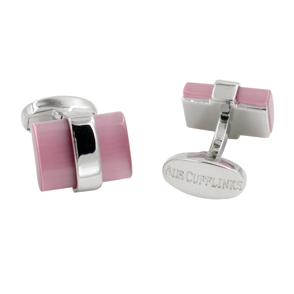 Iced Pink Cufflinks