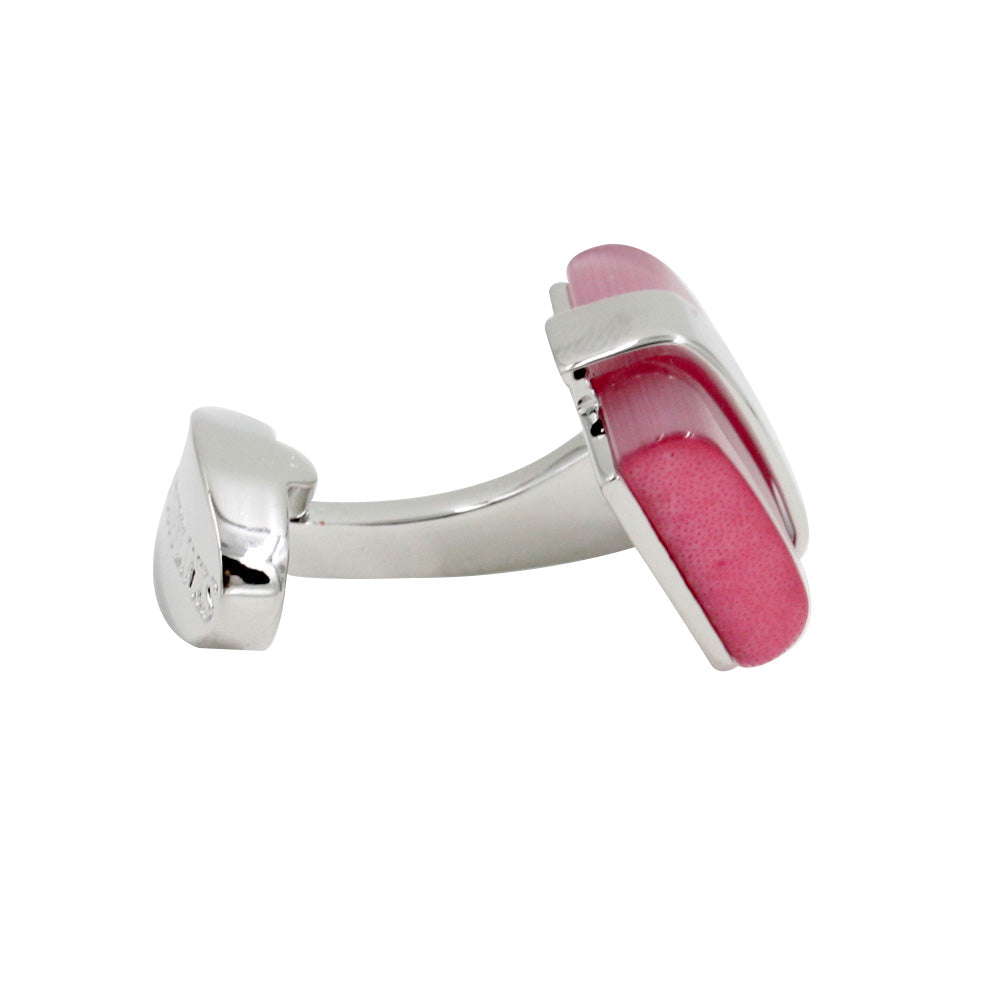 Iced Pink Cufflinks