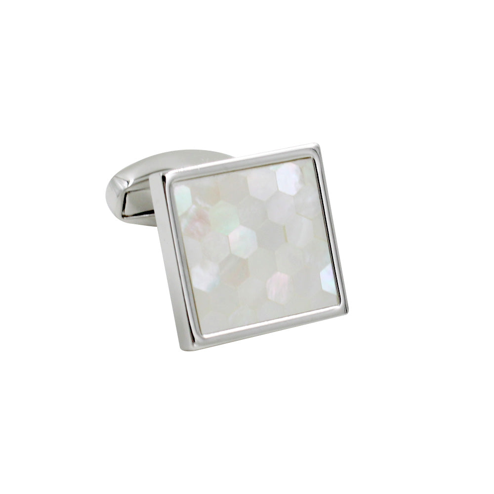 Light Ocean Mosaic Cufflinks