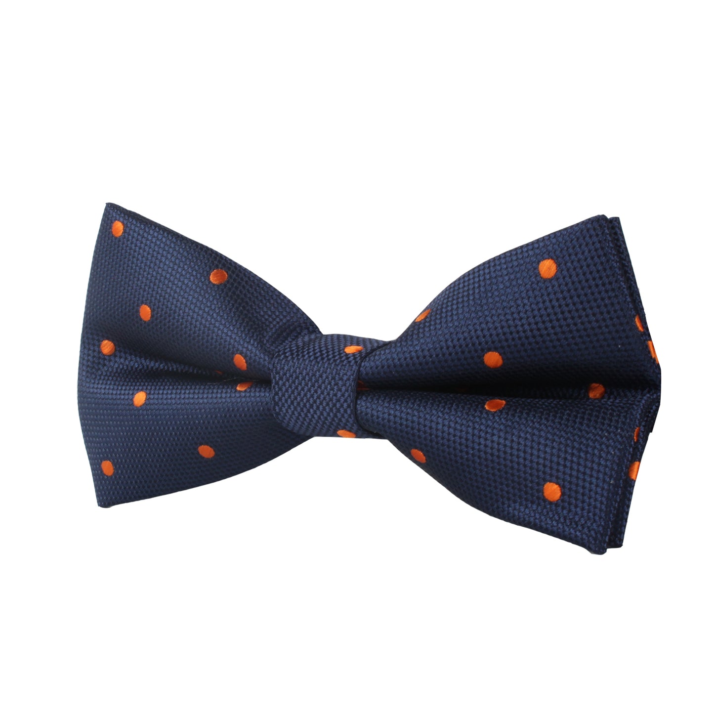 Orange Polka Dot Bow Tie