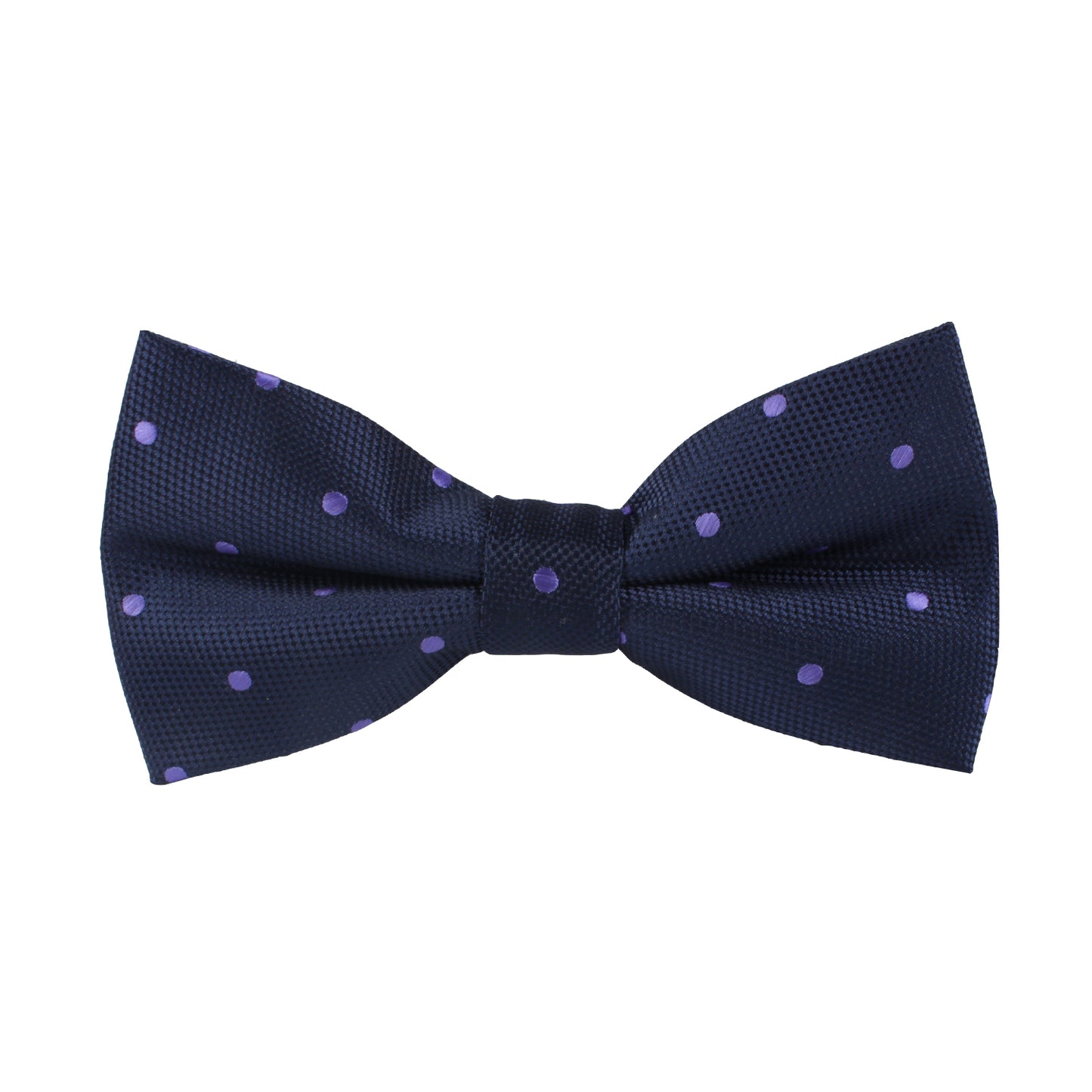 Purple Polka Dot Bow Tie