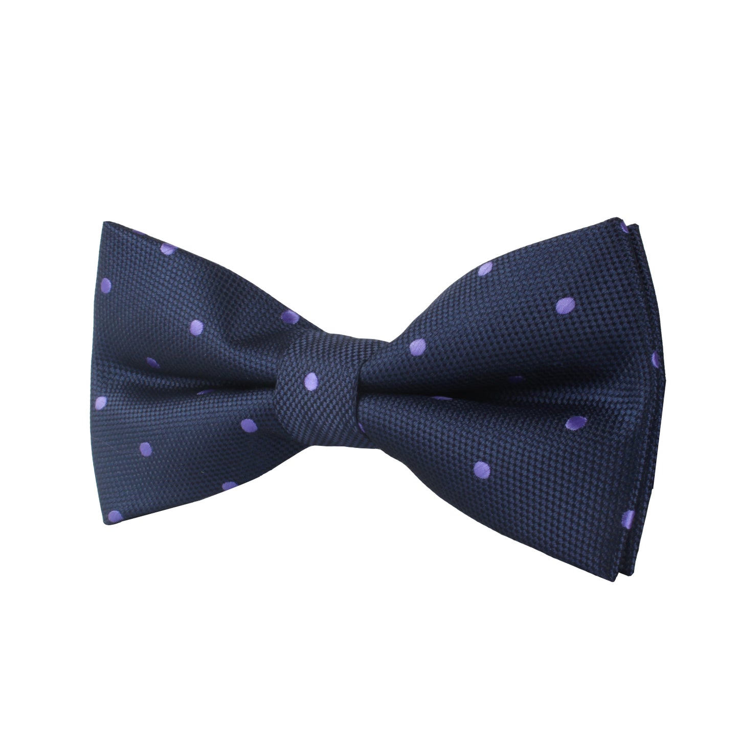 Purple Polka Dot Bow Tie