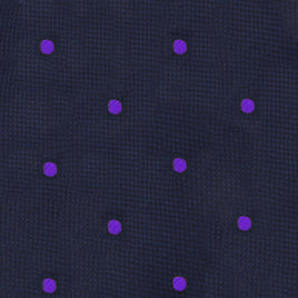 Purple Polka Dot Bow Tie