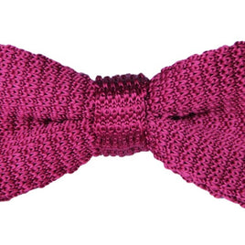 Red Knit Bow Tie