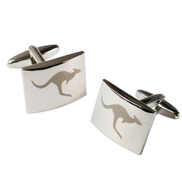 Silver Kangaroo Cufflinks