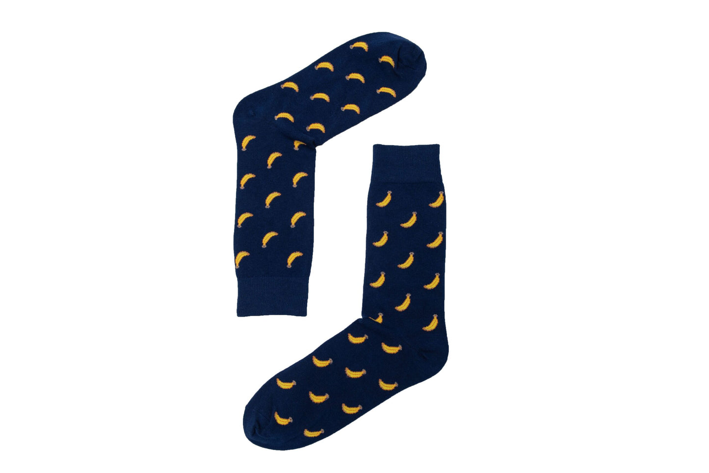 A vibrant pair of Banana Socks.