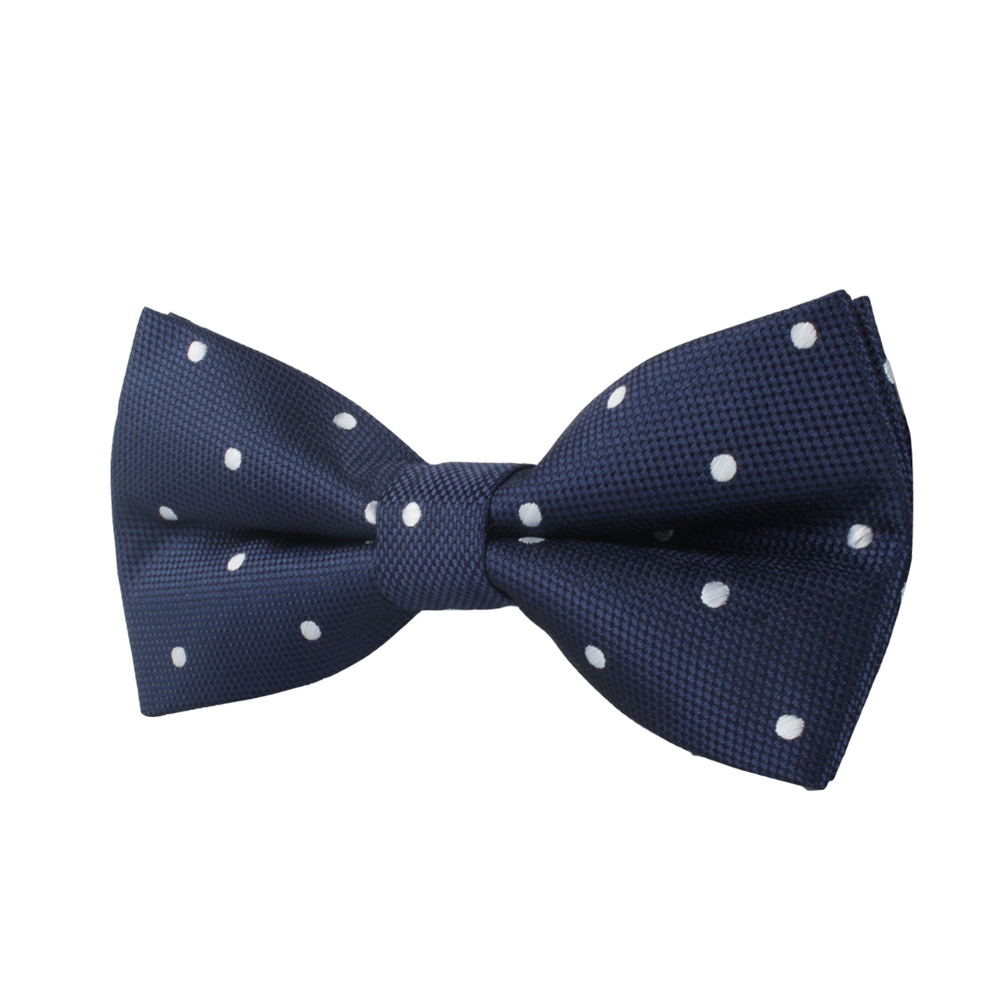 White Polka Dot Bow Tie