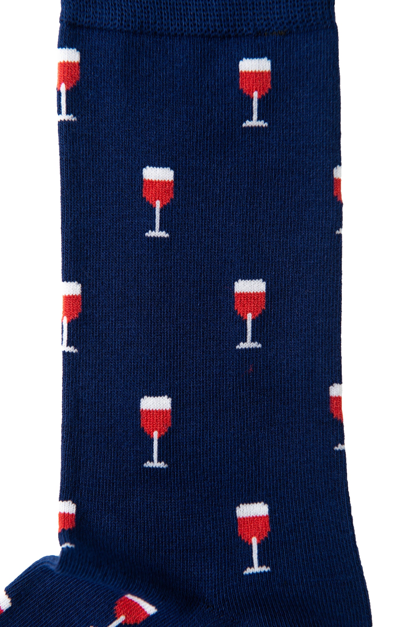 Red wine print socks for wine lovers