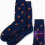 Experience the perfect blend of comfort and style with these Eagle Socks. Adorned with a pattern of red and brown eagles, they feature the "AusCufflinks Australia" branding for both fashionable flair and a cozy fit.