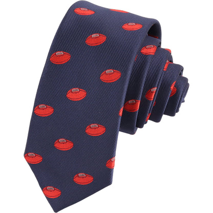 afl sports tie gift for him perfect for football supporters and game day outfits