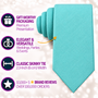 Aqua Skinny Tie