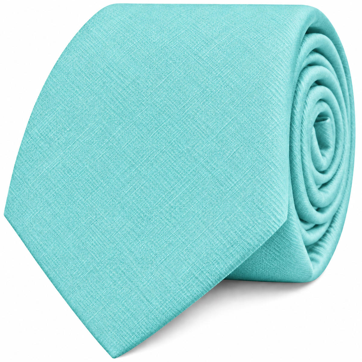 Aqua Skinny Tie