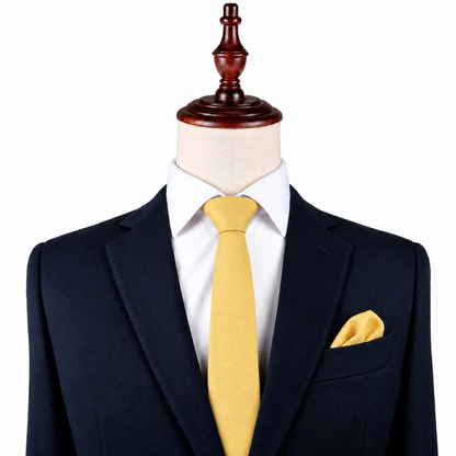 Baby Yellow Business Cotton Tie