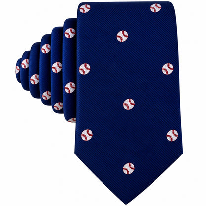 Baseball Skinny Tie