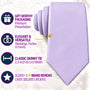 Blush Purple Skinny Tie