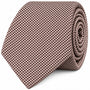 Brown Mini Houndstooth Business Cotton Tie