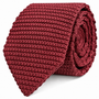 Burgundy Maroon Knit Tie