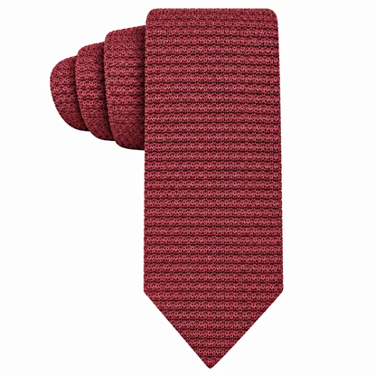 Burgundy Maroon Knit Tie