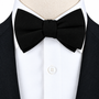 Classic Cotton Black Self Tie Bow Tie
