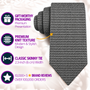 Classic Grey Knit Tie