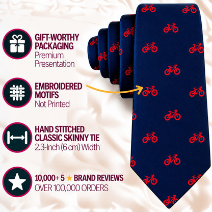 Cyclist Skinny Tie