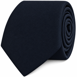 Dark Forest Navy Business Cotton Tie