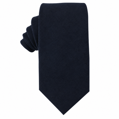 Dark Forest Navy Business Cotton Tie