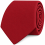 Dark Red Business Cotton Tie