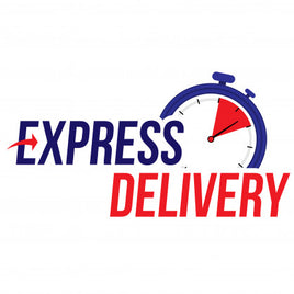Logo featuring "Express Shipping USA" with a stopwatch icon showing brief time, symbolizing rapid delivery or speedy service.