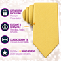 Baby Yellow Skinny Cotton Tie