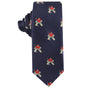 Men’s skinny tie with ice hockey goalie design – sports-themed necktie for hockey fans