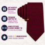 Introducing the Maroon Knitted Skinny Tie, featuring a classic textured knit and hand-stitched craftsmanship in a sleek 2.3-inch width. Delivered in premium packaging, this tie boasts over 10,000 five-star reviews from more than 100,000 orders. It’s the perfect choice for men seeking a skinny tie or anyone looking for an ideal maroon wedding accessory.