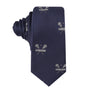 Men’s skinny tie with lacrosse design – sports-themed necktie for lacrosse players and fans
